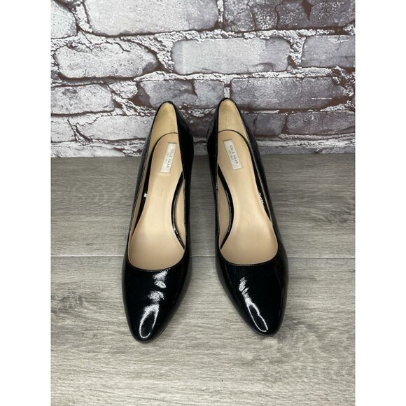 Cole Haan Grand OS Black Classic Patent Leather Stiletto Heels Women 9.5B US/40 - Picture 16 of 16
